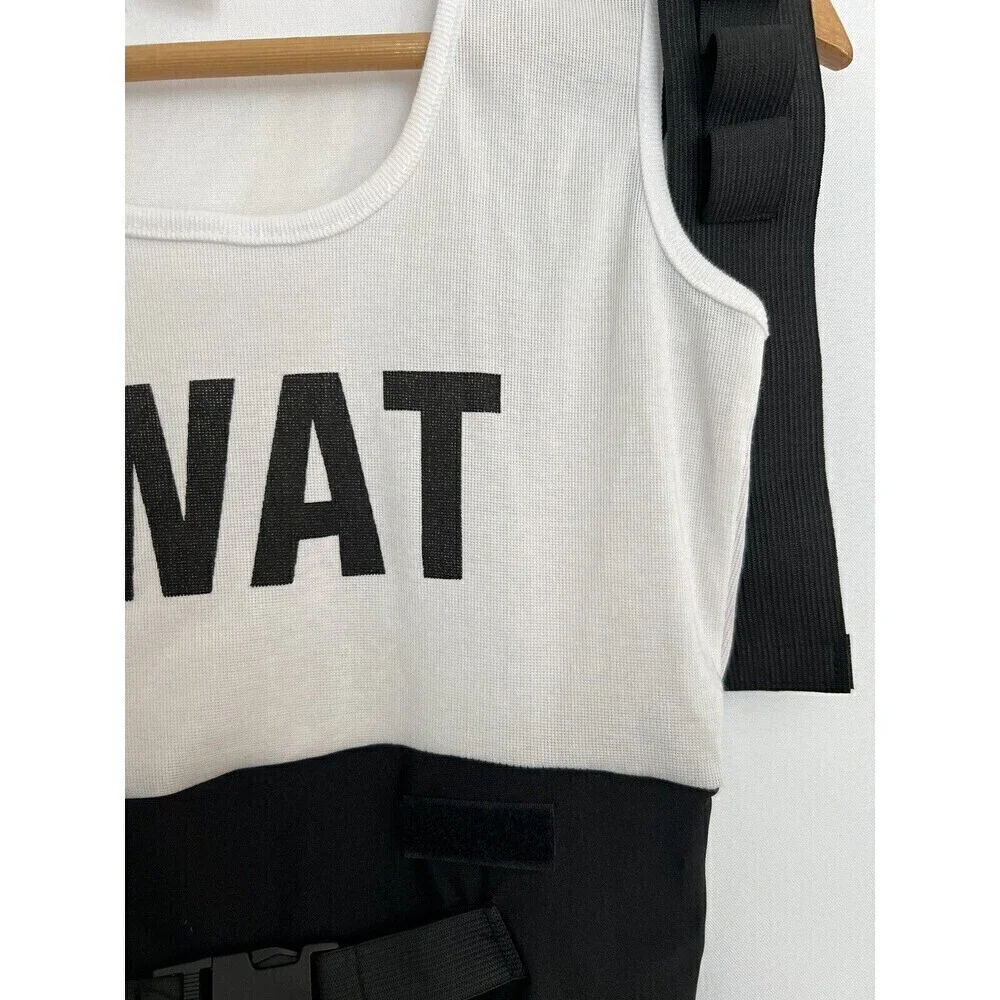 Spirit Halloween Women's Halloween Costume SWAT Officer, S/M, New Without Tag - Picture 4 of 10